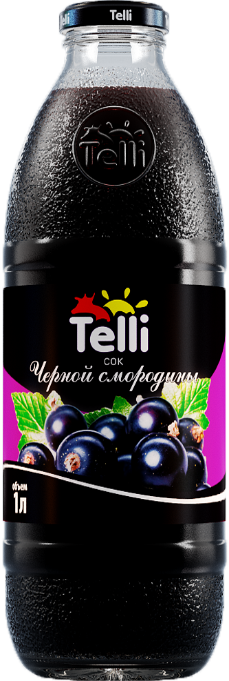 Сок черной смородины Телли, продукция Telli