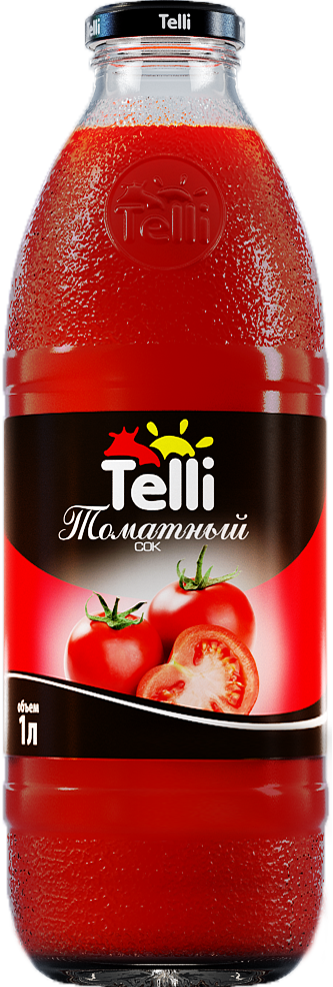 Томатный сок Телли, продукция Telli